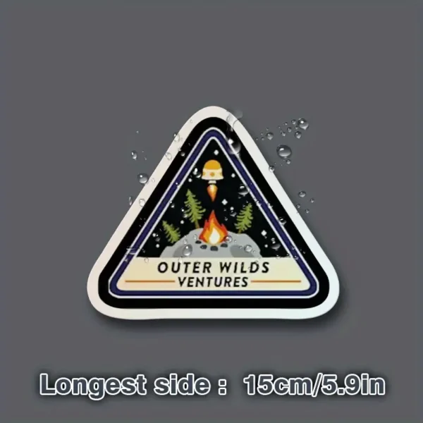 Sticker para auto resistente al agua, ideal para autos, laptops, refrigeradores y mas. Para amantes de la astronomía y la ciencia