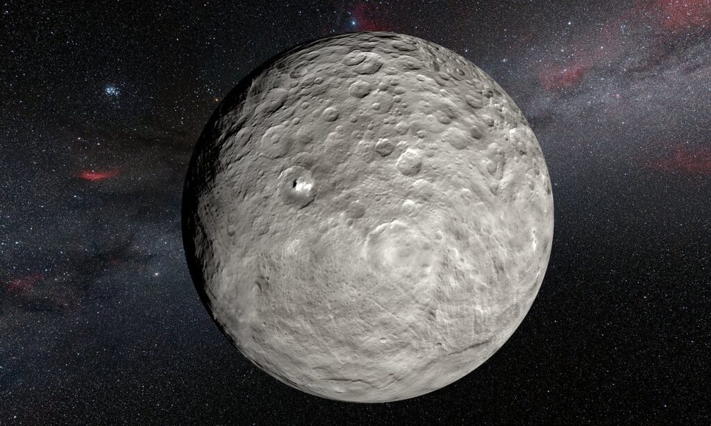 Ceres es el planeta enano mas cercano, oculto en el cinturon de asteroides