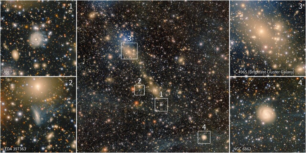 choque de galaxias en Abell 3667 evidencia vera rubin