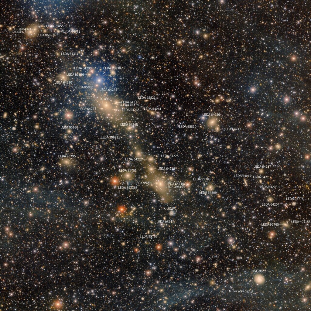 choque de galaxias en Abell 3667 evidencia vera rubin